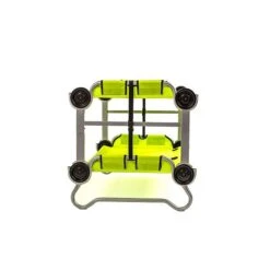 Kid-O-Bunk Campingbett Grün Mit Seitentaschen Etagenbett Von Disc-O-Bed -Roba || Pinolino || Träumeland Verkäufe 30005bo kid o bunk gruen etagenbett 2