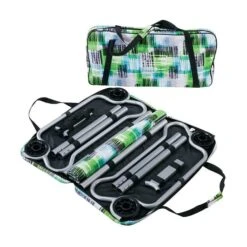 Kid-O-Bunk Campingbett Block Pattern Mit Seitentaschen Das Etagenbett Von Disc-O-Bed -Roba || Pinolino || Träumeland Verkäufe 30205b 3 bags