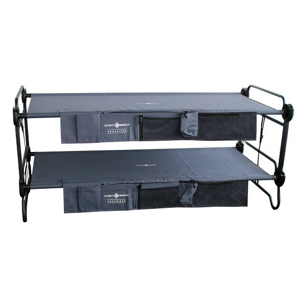 Disc-O-Bed XL Etagenbett Schwarz Modernes Feld- Und Campingbett 2 Disc-O-Bed XL Etagenbett Schwarz Modernes Feld- Und Campingbett – Bild 2
