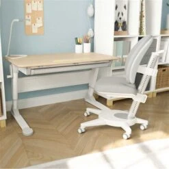 Nature Kid Terra Schreibtisch Set Natur Arbeitsplatte Inkl. Schreibtischstuhl