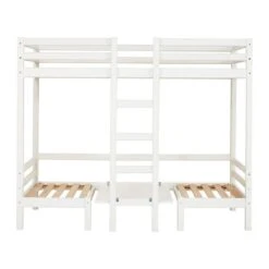 Hoppekids JUMBO Etagenbett ECO Dream 90x200 Cm Nicht Teilbar | Mit Sitzbank & Tisch -Roba || Pinolino || Träumeland Verkäufe 36 1040 82 09a 2 1