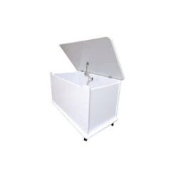 Hoppekids Spielzeugkiste Auf Rollen - Weiß Deckel Feststellbar -Roba || Pinolino || Träumeland Verkäufe 36 4248 82 000 1 gr