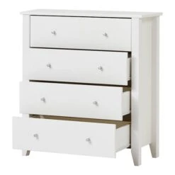 Hoppekids Christian Kommode Weiß 4 Schubkästen, Wickelaufsatz Separat Erhältlich -Roba || Pinolino || Träumeland Verkäufe 36 4263 82 000 open without top 1