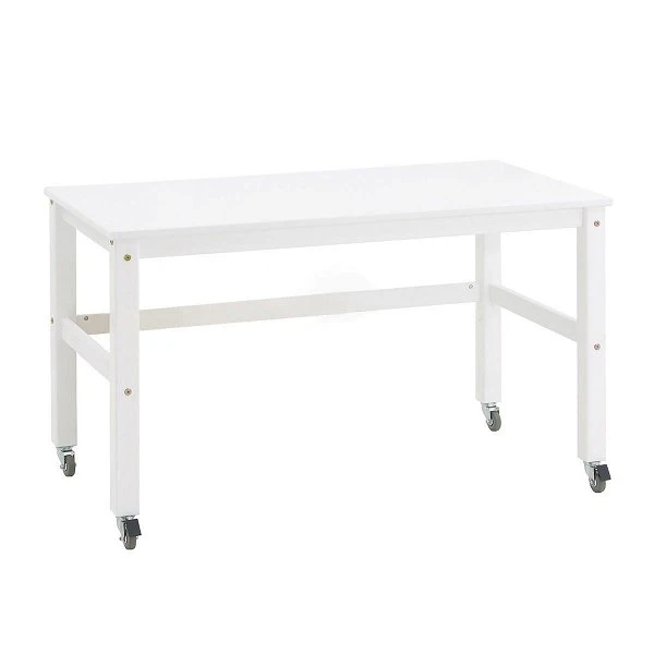 Hoppekids Schreibtisch Jonas - Weiß Auf Rollen, 115 X 62 Cm 1 Hoppekids Schreibtisch Jonas - Weiß Auf Rollen, 115 X 62 Cm