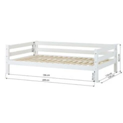Hoppekids Juniorbett ECO Luxury 120x200 Cm Weiß - Viel Zubehör Wählbar -Roba || Pinolino || Träumeland Verkäufe 37 0001 32 12a 9 scaled 1