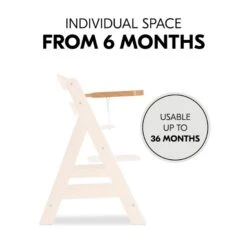 Hauck Alpha Wooden Tray Esstablett -Roba || Pinolino || Träumeland Verkäufe 4007923550496.pt03.alpha wooden tray natural