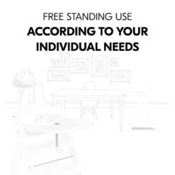 Hauck Alpha Wooden Tray Esstablet -Roba || Pinolino || Träumeland Verkäufe 4007923550540.pt06.alpha wooden tray white