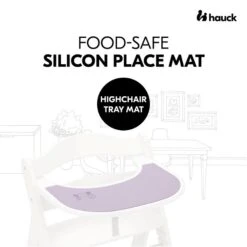 Hauck Highchair Tray Mat Silikon-Platzdeckchen Crab -Roba || Pinolino || Träumeland Verkäufe 4007923551158.pt01.highchair tray mat lavender