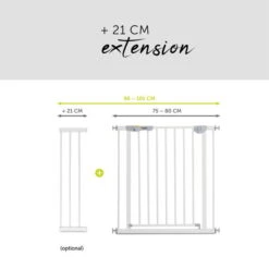 Hauck Autoclose N Stop Schutzgitter -Roba || Pinolino || Träumeland Verkäufe 4007923597255.pt10.autoclose n stop white