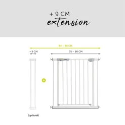 Hauck Autoclose N Stop Schutzgitter -Roba || Pinolino || Träumeland Verkäufe 4007923597255.pt11.autoclose n stop white