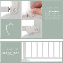 Hauck Clear Step Gate Schutzgitter -Roba || Pinolino || Träumeland Verkäufe 4007923597422.pt04.clear step gate white