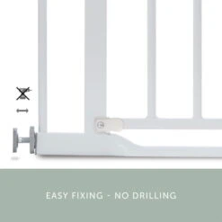 Hauck Clear Step Gate Schutzgitter -Roba || Pinolino || Träumeland Verkäufe 4007923597422.pt06.clear step gate white