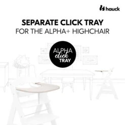 Hauck Alpha Click Tray Esstablett Speckle -Roba || Pinolino || Träumeland Verkäufe 4007923661659.pt01.alpha click tray beige