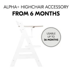 Hauck Alpha Click Tray Esstablett Speckle -Roba || Pinolino || Träumeland Verkäufe 4007923661659.pt04.alpha click tray beige