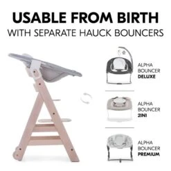 Hauck Beta+B Hochstuhl -Roba || Pinolino || Träumeland Verkäufe 4007923663103.pt09.beta whitewashed