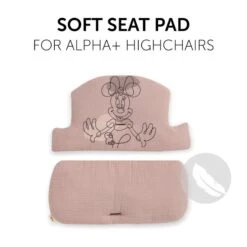 Hauck Highchair Pad Select Sitzkissen Minnie Mouse -Roba || Pinolino || Träumeland Verkäufe 4007923667743.pt02.highchair pad select minnie mouse rose