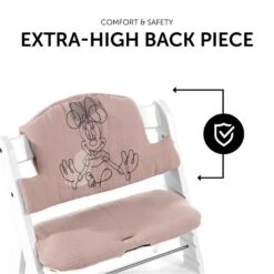 Hauck Highchair Pad Select Sitzkissen Minnie Mouse -Roba || Pinolino || Träumeland Verkäufe 4007923667743.pt04.highchair pad select minnie mouse rose