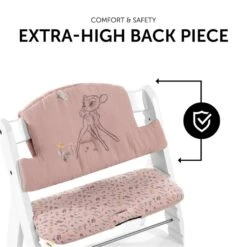 Hauck Highchair Pad Select Sitzkissen Bambi -Roba || Pinolino || Träumeland Verkäufe 4007923667767.pt04.highchair pad select bambi rose