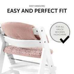 Hauck Highchair Pad Select Sitzkissen Bambi -Roba || Pinolino || Träumeland Verkäufe 4007923667767.pt07.highchair pad select bambi rose
