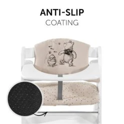 Hauck Highchair Pad Select Sitzkissen Winnie The Pooh -Roba || Pinolino || Träumeland Verkäufe 4007923667774.pt05.highchair pad select winnie the pooh beige
