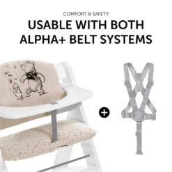 Hauck Highchair Pad Select Sitzkissen Winnie The Pooh -Roba || Pinolino || Träumeland Verkäufe 4007923667774.pt06.highchair pad select winnie the pooh beige