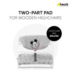 Hauck Highchair Pad Deluxe Sitzkissen Mickey Mouse -Roba || Pinolino || Träumeland Verkäufe 4007923667781.pt01.highchair pad deluxe mickey mouse grey