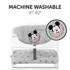 Hauck Highchair Pad Deluxe Sitzkissen Mickey Mouse -Roba || Pinolino || Träumeland Verkäufe 4007923667781.pt03.highchair pad deluxe mickey mouse grey