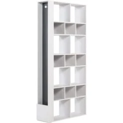 VOX Nest Regal Für Bett Multi Lärche Weiß/graphite