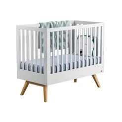 VOX Nature Babybett 70x140 Weiß/eiche