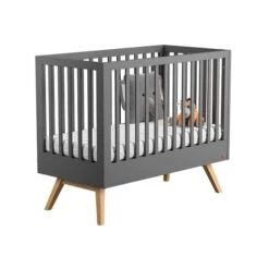 VOX Nature Babybett 70x140 Grau/eiche