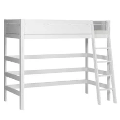 LIFETIME Hochbett 177 Cm Kiefer Weiß, 4640-10 Mit Rollboden -Roba || Pinolino || Träumeland Verkäufe 46402 10 gr 2