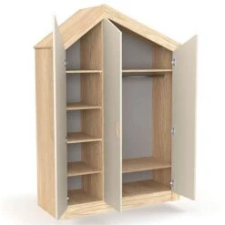 Nature Kid My House Kinderzimmer Natur/grau 5-teilig Mit Etagenbett -Roba || Pinolino || Träumeland Verkäufe 466011 bergamo 3 tuerer whiteroom 2 1 1 2k 9