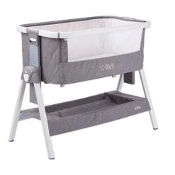 Gesslein Smiloo Snoozle Reise- Und Beistellbett White | Faltbar Höhenverstellbar Mit Matratze