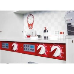 Roba Kinderküche Groß Weiß/rot Spielküche Mit Liebevoller Bedruckung -Roba || Pinolino || Träumeland Verkäufe 480226 kinderkueche detail 300