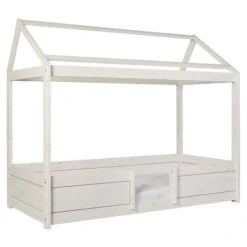 LIFETIME 4 In 1 Hausbett 48611 Leicht Umzuwandeln | 2 Farben Wählbar -Roba || Pinolino || Träumeland Verkäufe 48611 01w