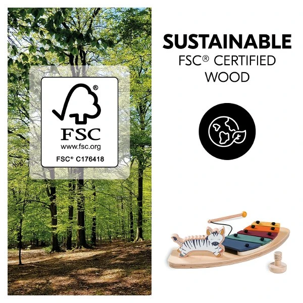 Hauck Play Music Musikspielzeug Aus Holz Für Alpha+ Spielbrett Zebra 3 Hauck Play Music Musikspielzeug Aus Holz Für Alpha+ Spielbrett Zebra – Bild 3