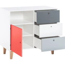 VOX Concept Baby Babyzimmer 70x140 Red White/grey/graphite -Roba || Pinolino || Träumeland Verkäufe 5010841 4 2