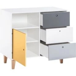 VOX Concept Baby Kommode Saffron White/grey/graphite -Roba || Pinolino || Träumeland Verkäufe 5010842 4 3