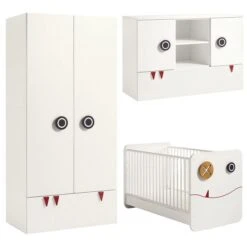 Hülsta Now! Minimo Kinderzimmer 2-türig Schneeweiß Inkl. Breiter Kommode Zum Top-Preis