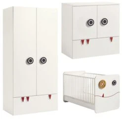 Hülsta Now! Minimo Kinderzimmer 2-türig Schneeweiß Inkl. Wickelkommode Zum Aktionspreis