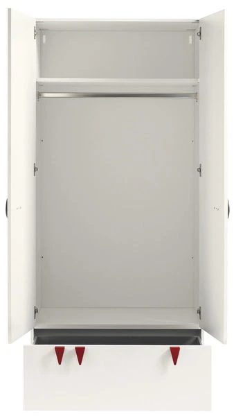 Hülsta Now! Minimo Kleiderschrank 2türig Schublade In Schneeweiß 2 Hülsta Now! Minimo Kleiderschrank 2türig Schublade In Schneeweiß – Bild 2