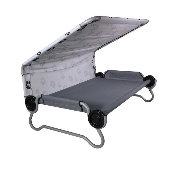 Dog-Bed L Das Camping Hundebett Von Disc-O-Bed Mit Sonnendach Belastbar Bis 91 Kg 1 Dog-Bed L Das Camping Hundebett Von Disc-O-Bed Mit Sonnendach Belastbar Bis 91 Kg