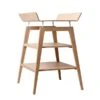 Leander Linea Wickeltisch Eiche Mit Schaumauflage Platzsparender Wickelplatz