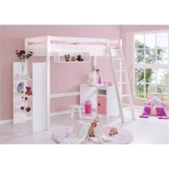 Ticaa Matthias Hochschläfer Kiefer Weiß 90 X 200 Massivholz