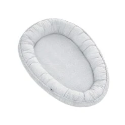 Zöllner Kuschelnest Nido Tiny Squares Grey Jersey-Baumwolle