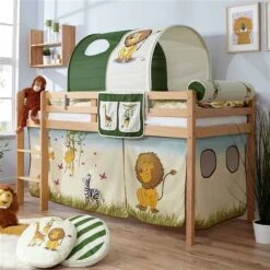 Ticaa Rene Hochbett Buche Natur A2 Massivholz - Dessin Wählbar