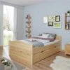 Ticaa Einzelbett Leni Mit 2er Schubkästen Massivholz - 120x200 Cm