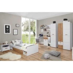 Ticaa Lori Kinderzimmer 6-teilig Weiß Komplettzimmer