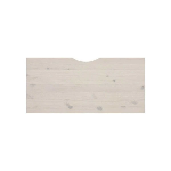 LIFETIME Lade Für Schrank 100 Cm, Whitewash Massivholz, Mit Griffmulde 2 LIFETIME Lade Für Schrank 100 Cm, Whitewash Massivholz, Mit Griffmulde – Bild 2