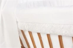 Mionido Stubenwagen Lisa Natur Paisley Hellgrau Mit Garnierung, Matratze Und Matratzenbezug -Roba || Pinolino || Träumeland Verkäufe 9616 01 589v1 5